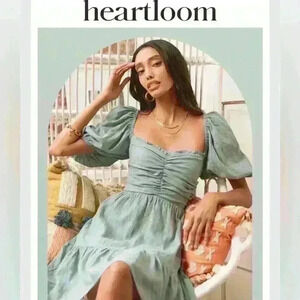 Heartloom doll sleeve 100% cotton dress